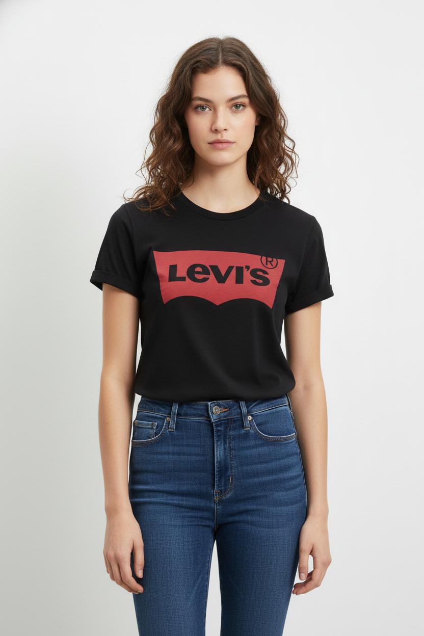 Tee-shirt Noir et Rouge - Taille S/36 de la marque Levi's | PARAD104229 - Vendu par Paradigme - Image 1