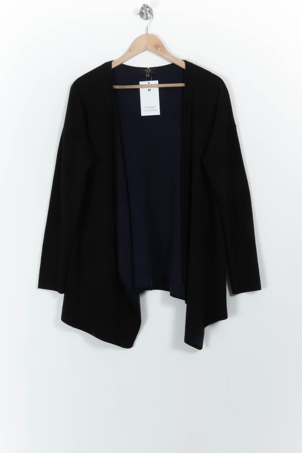 Cardigan Noir - Taille L/40 de la marque Maison 123 | PARAD104233 - Vendu par Paradigme - Image 2