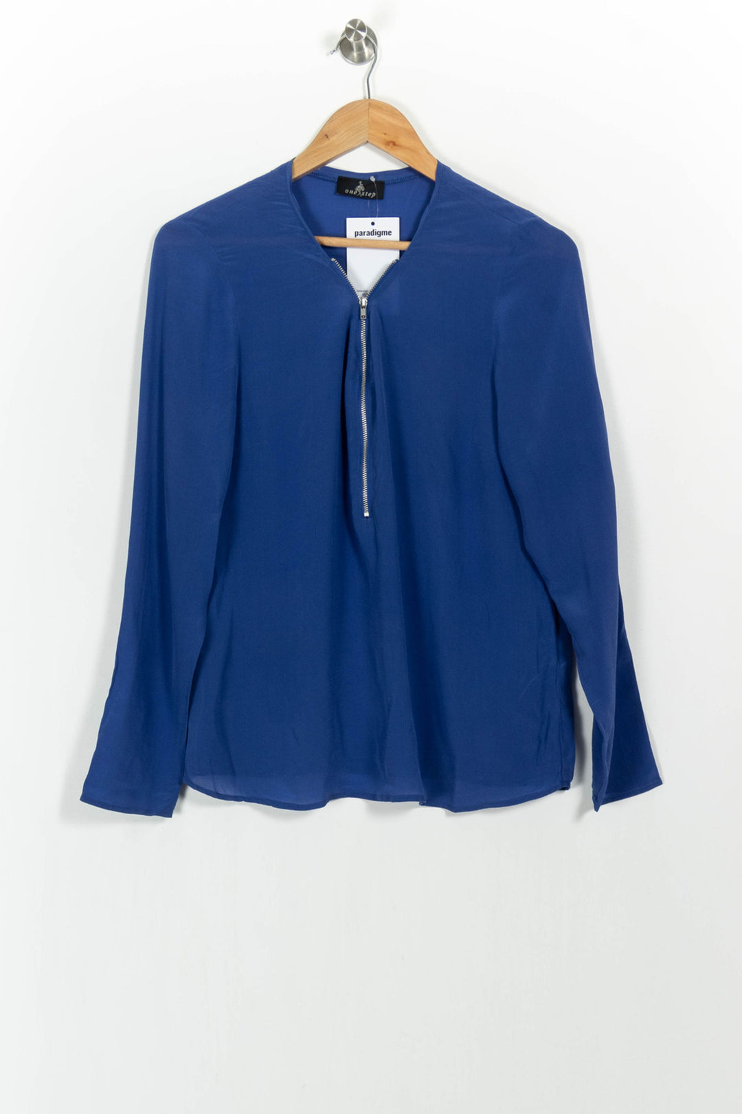 Blouse Bleue - Taille M/38 de la marque One Step | PARAD104235 - Vendu par Paradigme - Image 2