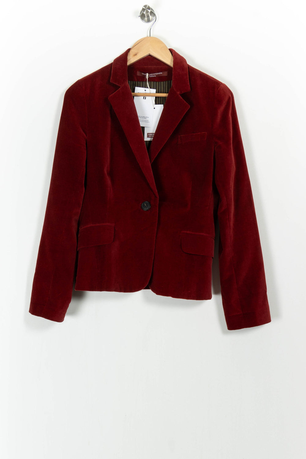 Blazer Rouge - Taille L/40 de la marque Comptoir des Cotonniers | PARAD104244 - Vendu par Paradigme - Image 2