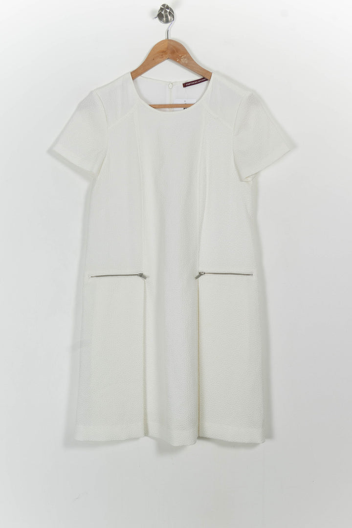 Robe Droite Blanche - Taille S/36 de la marque Comptoir des Cotonniers | PARAD104248 - Vendu par Paradigme - Image 2