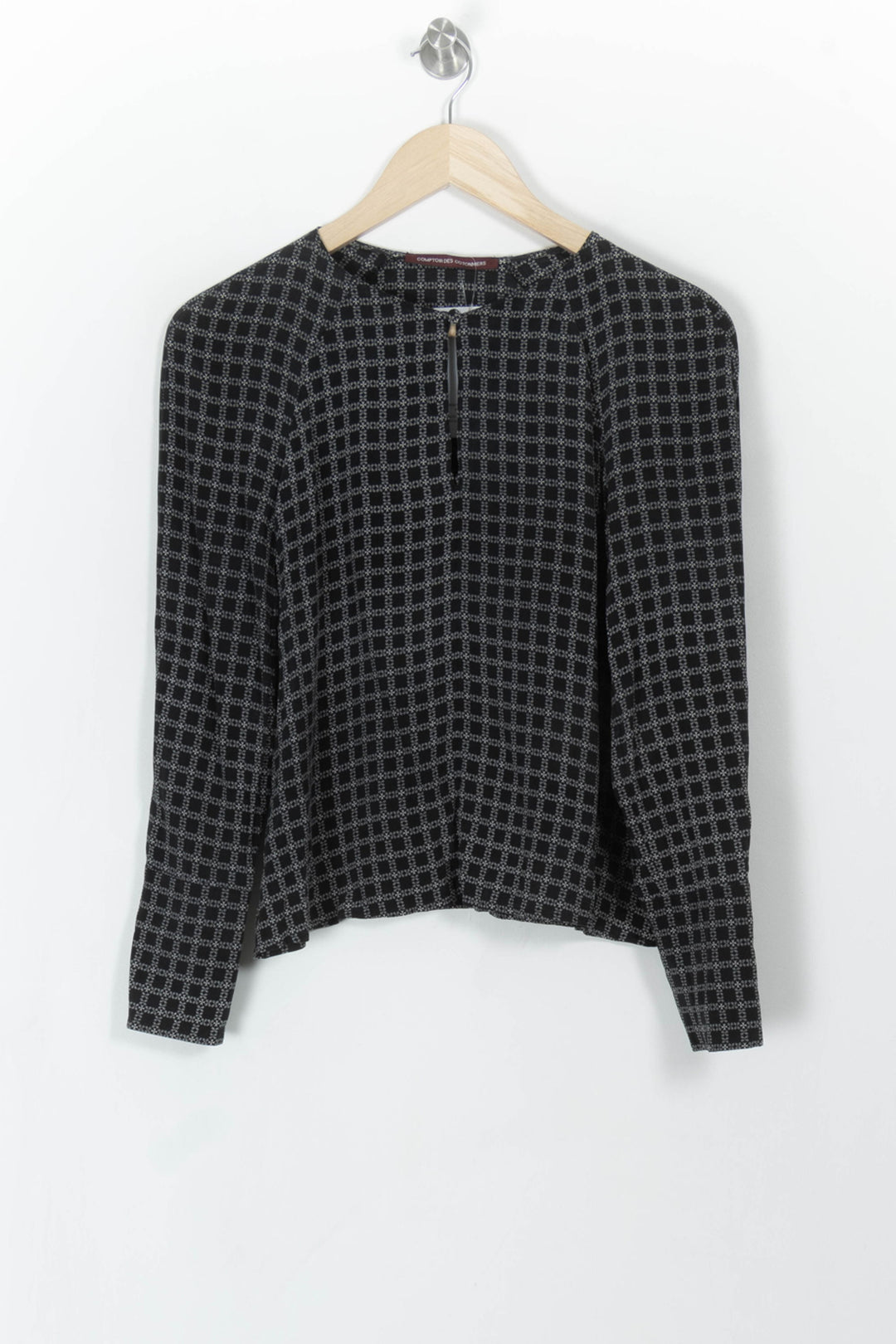 Blouse Noire et Grise - Taille S/36 de la marque Comptoir des Cotonniers | PARAD104249 - Vendu par Paradigme - Image 2