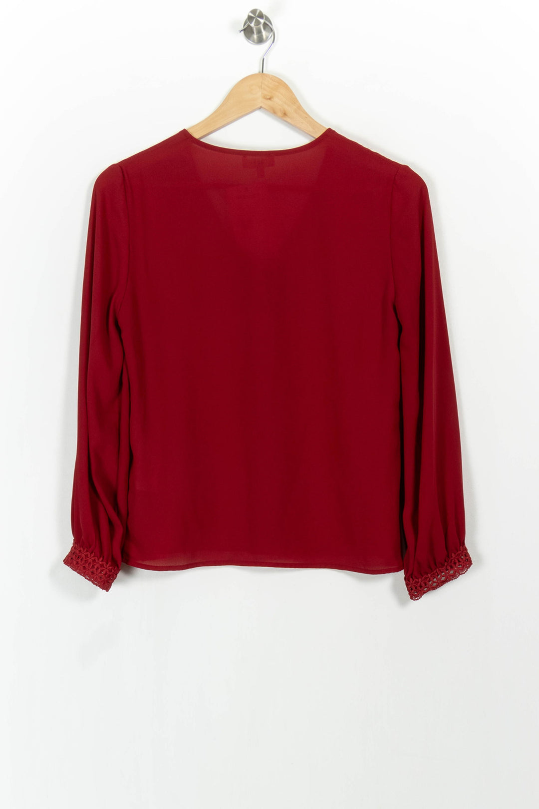 Blouse Bordeaux - Taille S/36 de la marque Claudie Pierlot | PARAD104250 - Vendu par Paradigme - Image 4