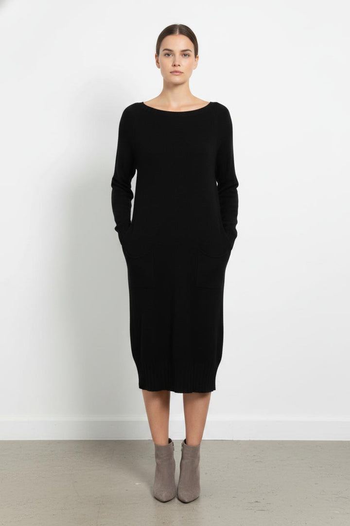 Robe Pull Noire - Taille S/36 de la marque La Fée Maraboutée | PARAD104254 - Vendu par Paradigme - Image 1