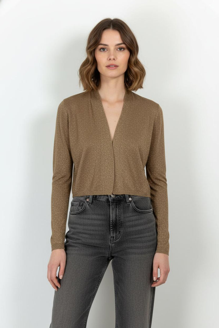 Gilet Doré - Taille XS/34 de la marque La Fée Maraboutée | PARAD104256 - Vendu par Paradigme - Image 1