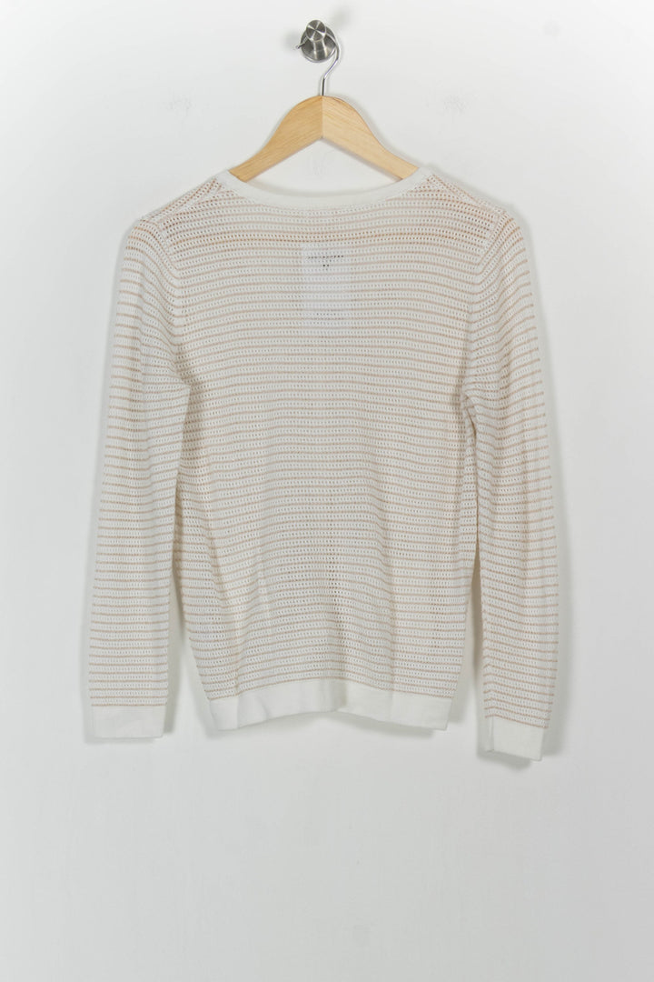 Cardigan Blanc - Taille S/36 de la marque Grace & Mila | PARAD104259 - Vendu par Paradigme - Image 4