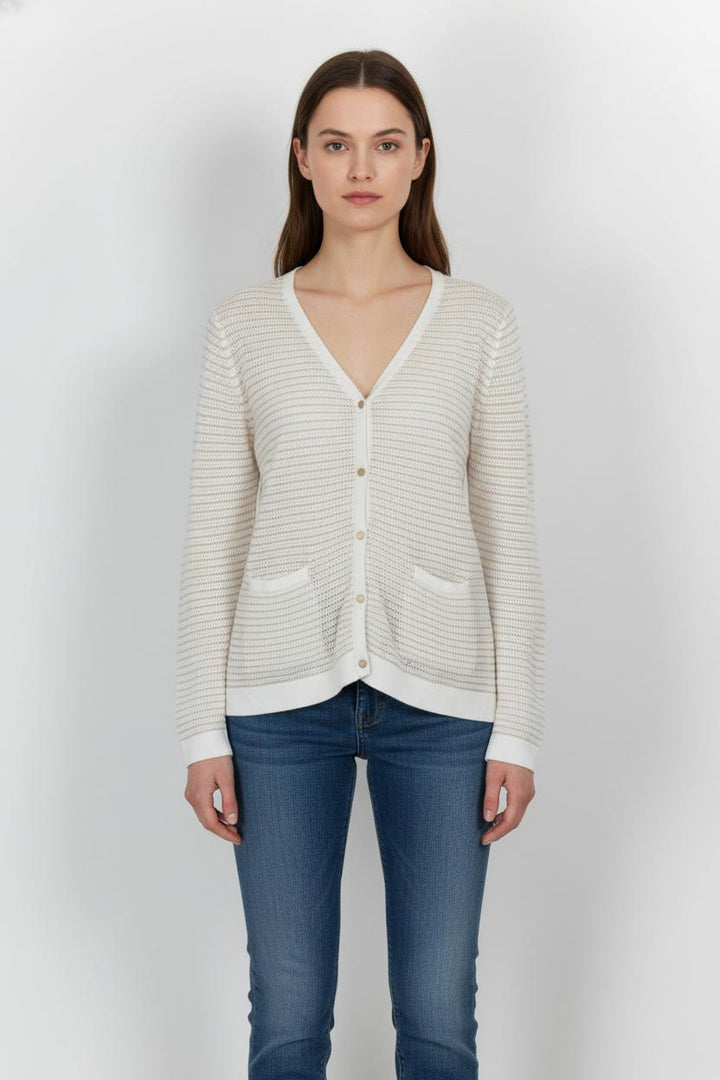 Cardigan Blanc - Taille S/36 de la marque Grace & Mila | PARAD104259 - Vendu par Paradigme - Image 1