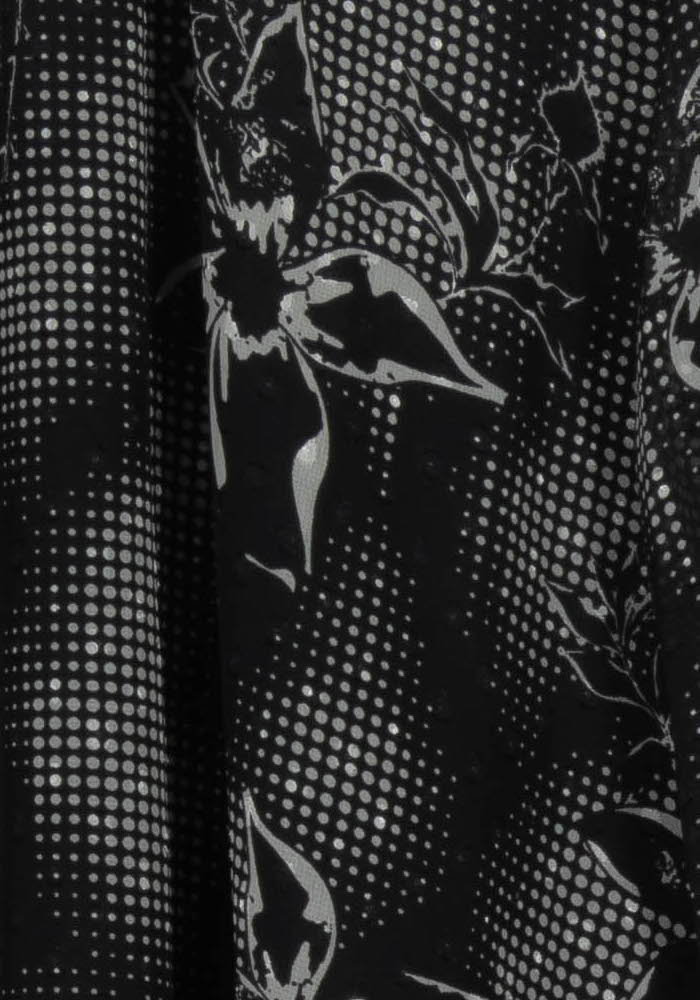 Robe Midi Noire et Blanche - Taille L/40 de la marque IKKS | PARAD104265 - Vendu par Paradigme - Image 3