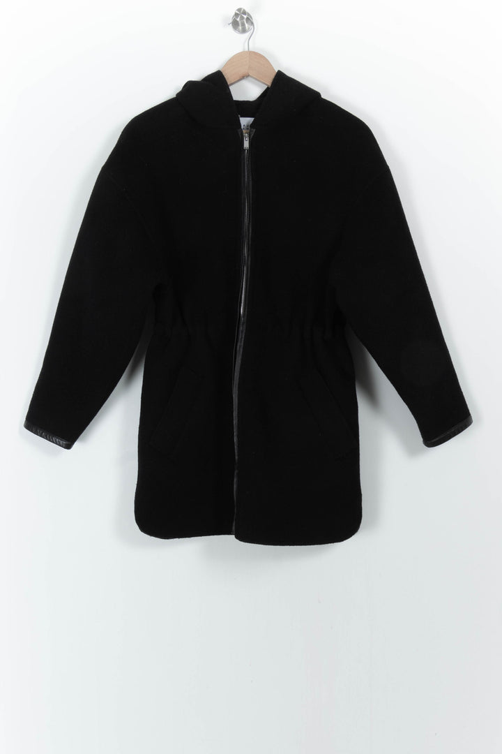 Manteau Noir - Taille XS/34 de la marque Claudie Pierlot | PARAD104267 - Vendu par Paradigme - Image 2