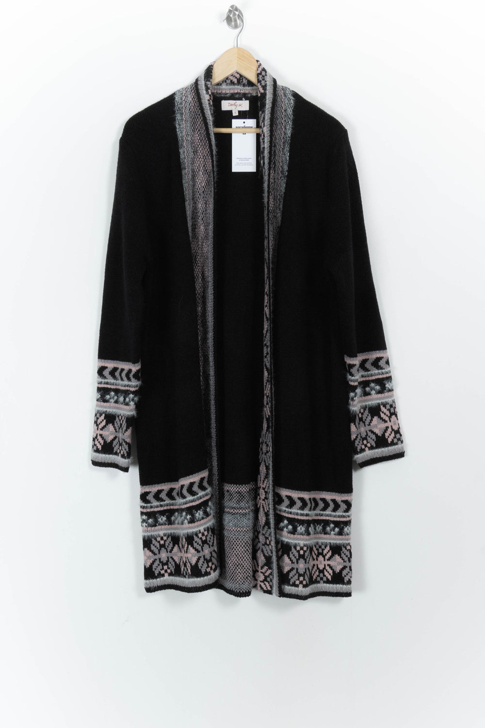Gilet Noir et Gris - Taille S/36 de la marque Derhy | PARAD104269 - Vendu par Paradigme - Image 2