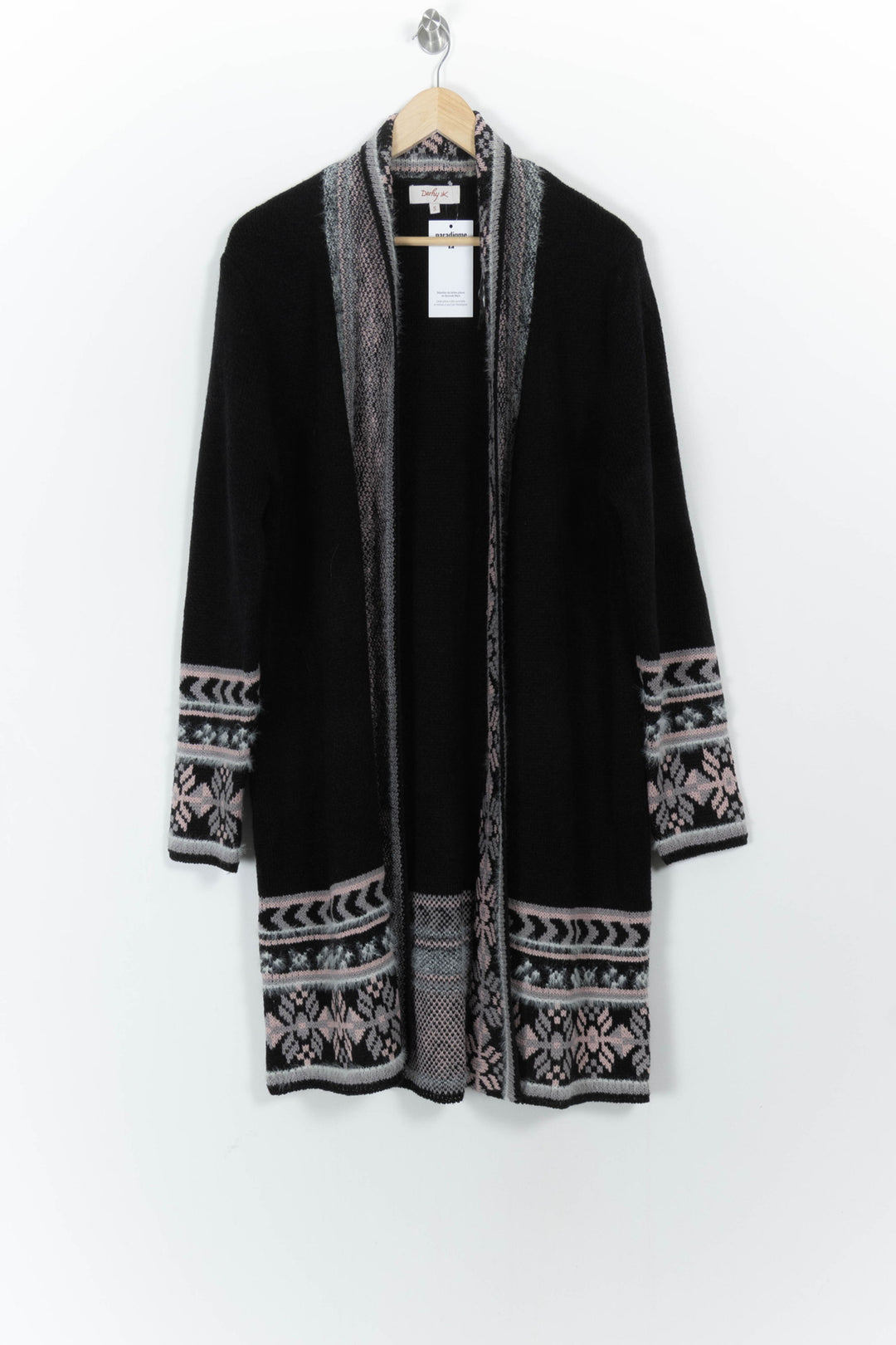 Gilet Noir et Gris - Taille S/36 de la marque Derhy | PARAD104269 - Vendu par Paradigme - Image 2