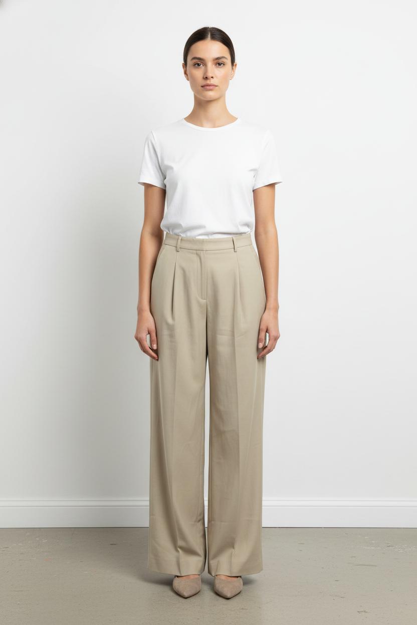 Pantalon Large Beige - Taille M/38 de la marque Grace & Mila | PARAD104271 - Vendu par Paradigme - Image 1
