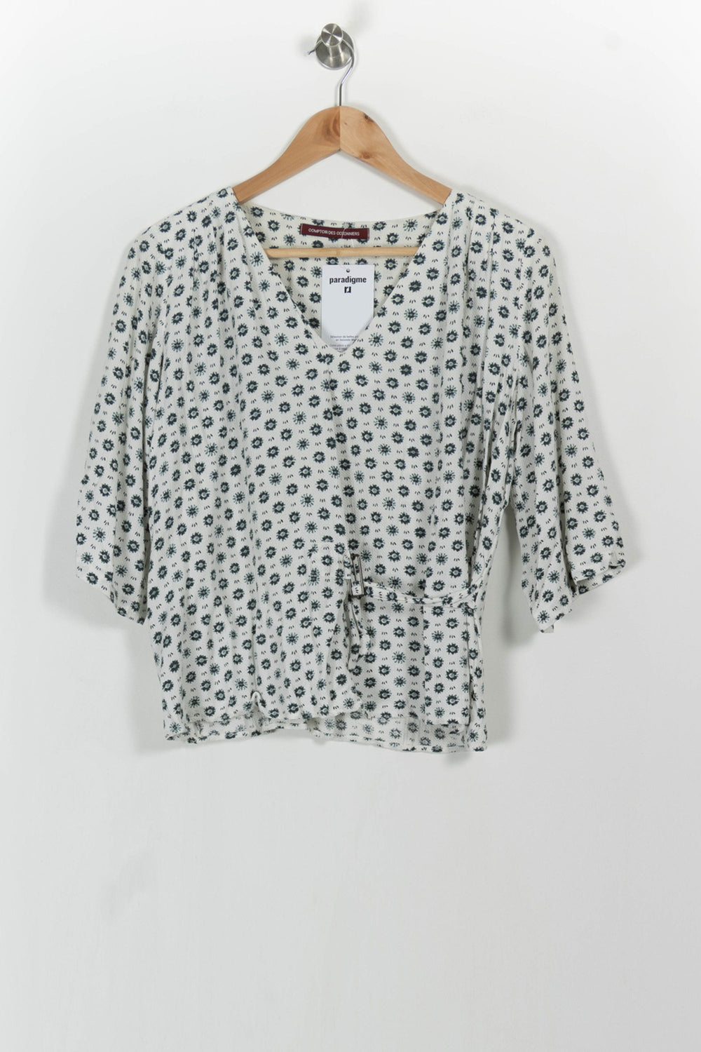 Blouse Blanche et Noire - Taille M/38 de la marque Comptoir des Cotonniers | PARAD104272 - Vendu par Paradigme - Image 2
