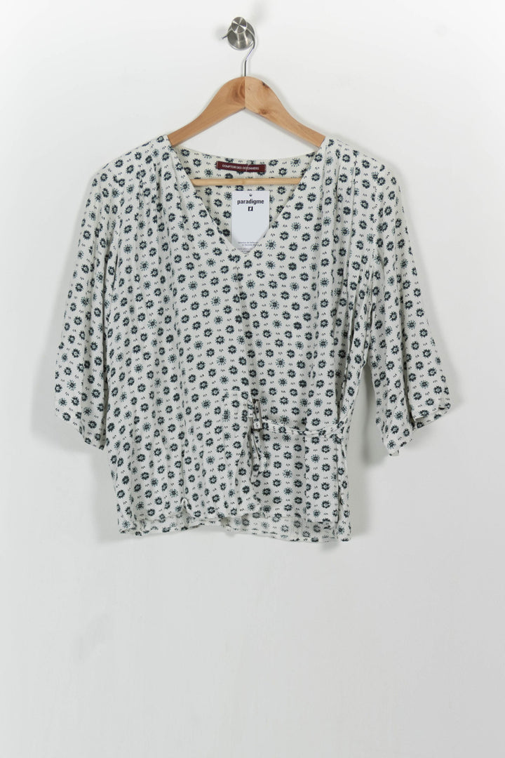 Blouse Blanche et Noire - Taille M/38 de la marque Comptoir des Cotonniers | PARAD104272 - Vendu par Paradigme - Image 2