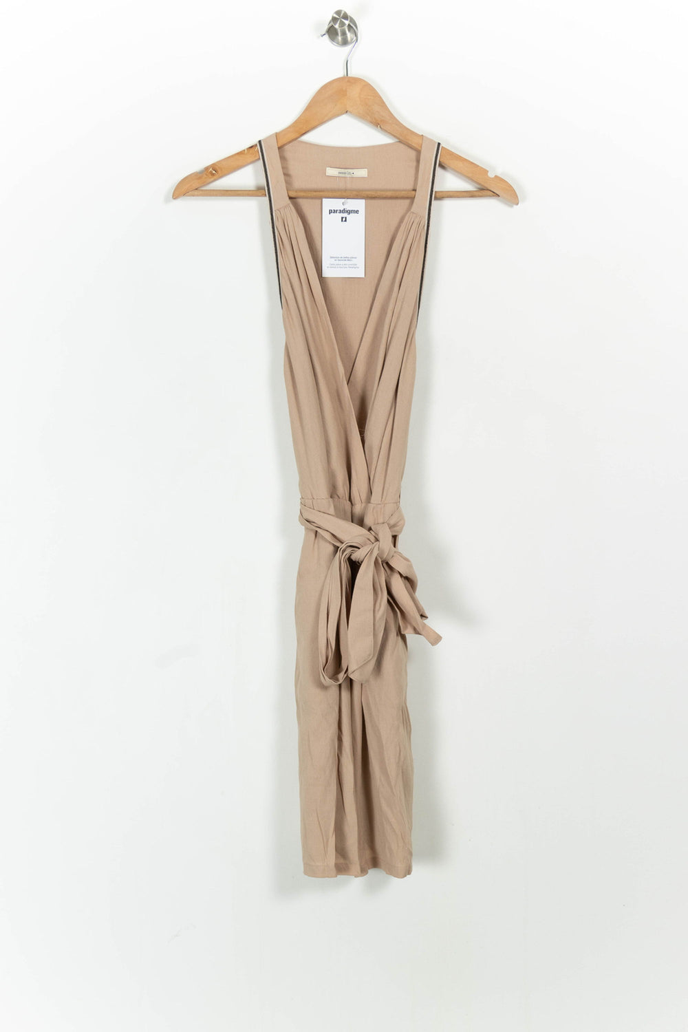 Robe Portefeuille Beige - Taille S/36 de la marque Sessùn | PARAD104273 - Vendu par Paradigme - Image 2