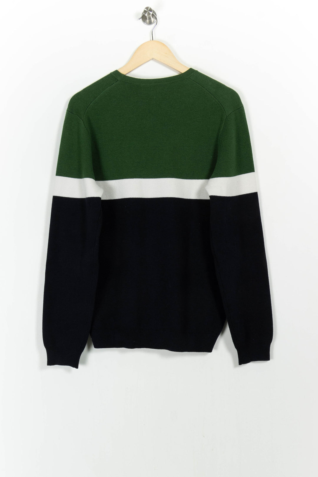 Pull Vert blanc et bleu marine - Taille L/40 de la marque Galeries Lafayette | PARAD104282 - Vendu par Paradigme - Image 4