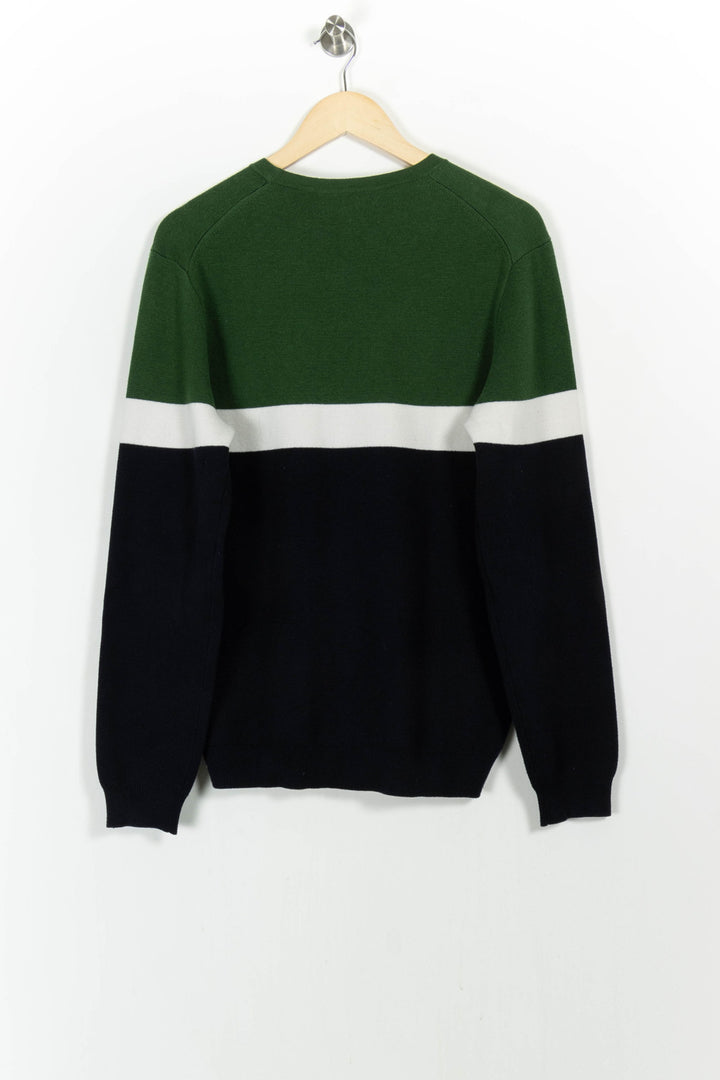Pull Vert blanc et bleu marine - Taille L/40 de la marque Galeries Lafayette | PARAD104282 - Vendu par Paradigme - Image 4