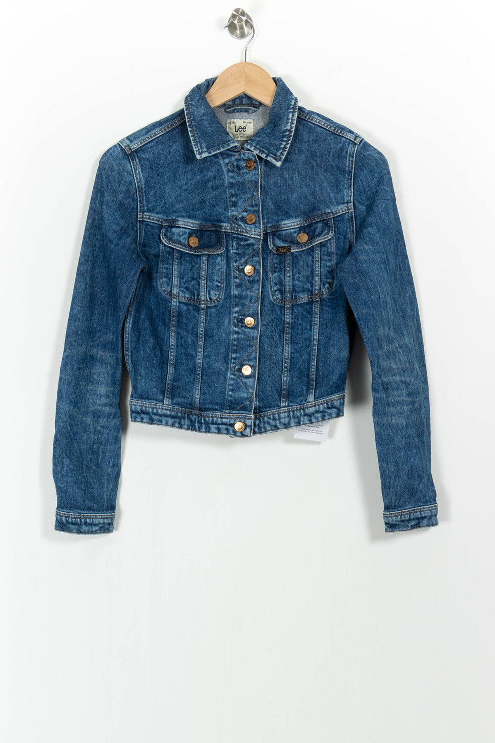 Veste en Jean Bleue - Taille XS/34 de la marque Lee | PARAD104285 - Vendu par Paradigme - Image 2
