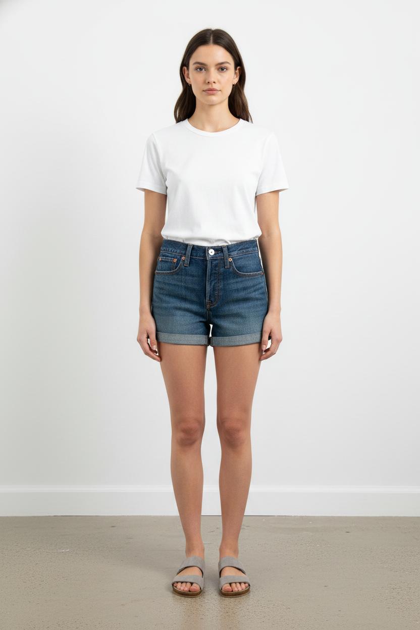 Short en Jean Bleu - Taille XS/34 de la marque Levi's | PARAD104288 - Vendu par Paradigme - Image 1