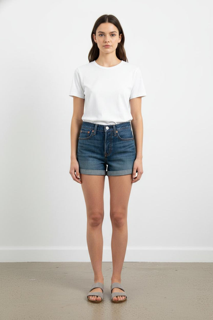 Short en Jean Bleu - Taille XS/34 de la marque Levi's | PARAD104288 - Vendu par Paradigme - Image 1