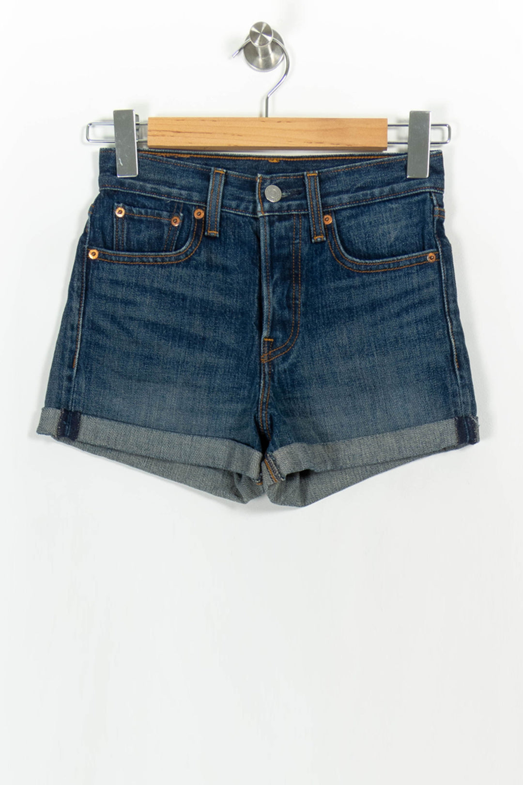 Short en Jean Bleu - Taille XS/34 de la marque Levi's | PARAD104288 - Vendu par Paradigme - Image 2