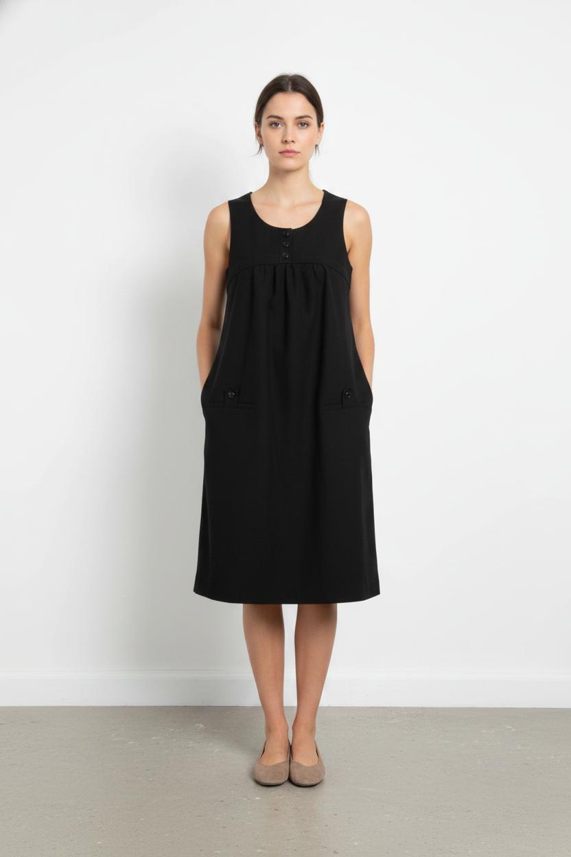 Robe Sans Manches Noire - Taille S/36 de la marque Sud express | PARAD104291 - Vendu par Paradigme - Image 1