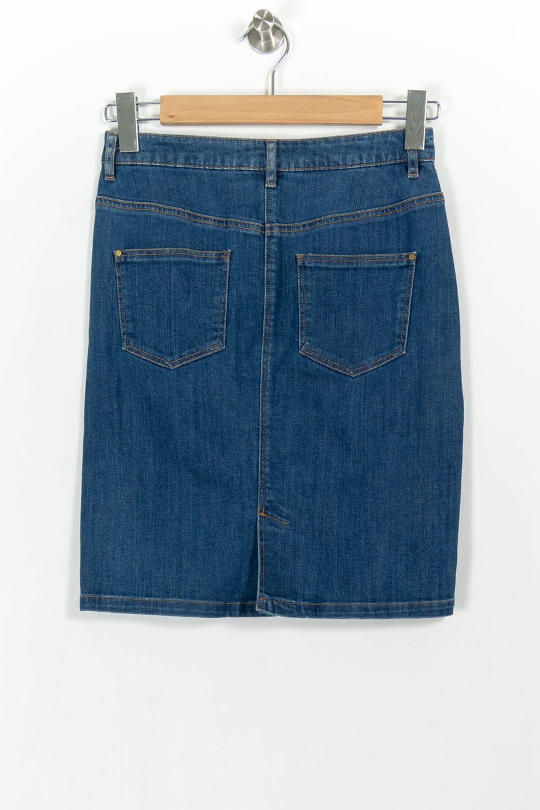 Jupe Crayon Bleue - Taille S/36 de la marque One Step | PARAD104292 - Vendu par Paradigme - Image 4