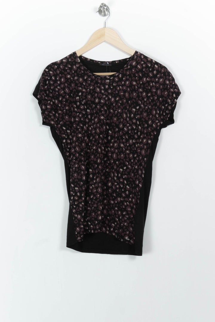 Tee-shirt Noir et Violet - Taille XS/34 de la marque IKKS | PARAD104295 - Vendu par Paradigme - Image 2