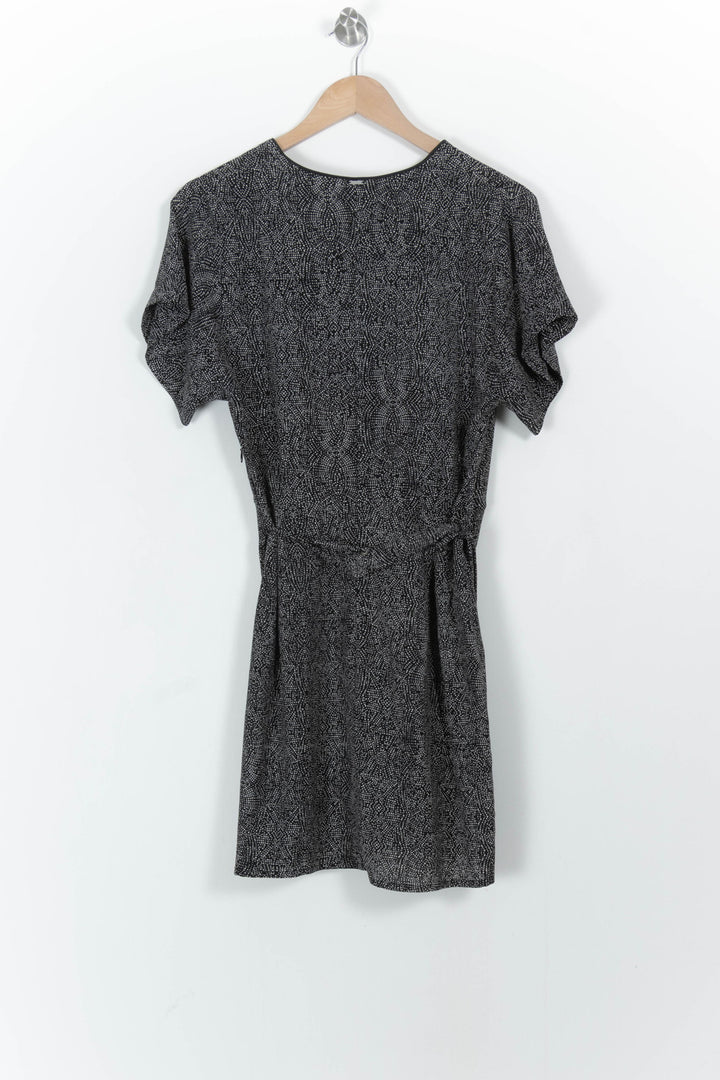 Robe Midi Noire et Blanche - Taille S/36 de la marque IKKS | PARAD104296 - Vendu par Paradigme - Image 4