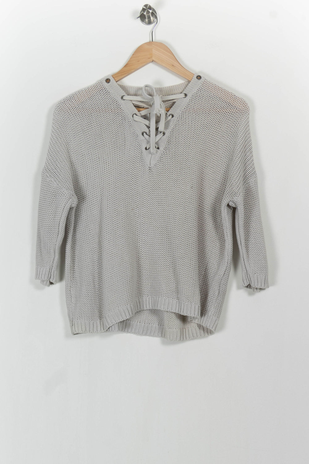 Pull Blanc - Taille M/38 de la marque Sud express | PARAD104298 - Vendu par Paradigme - Image 2