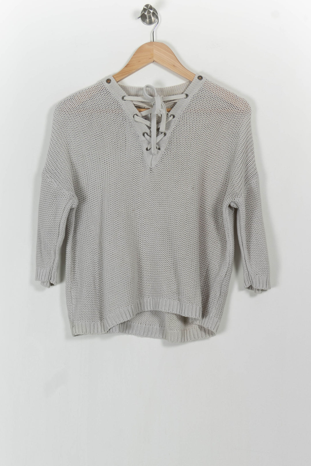 Pull Blanc - Taille M/38 de la marque Sud express | PARAD104298 - Vendu par Paradigme - Image 2