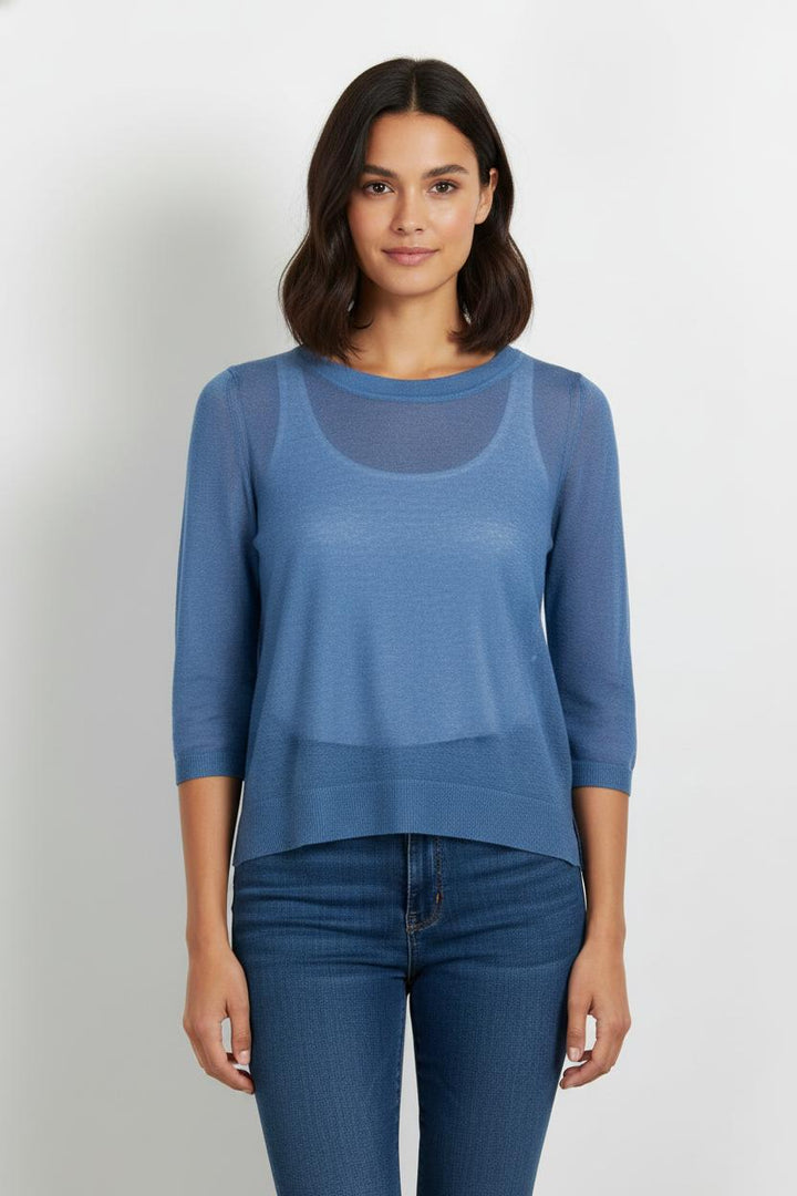 Pull Bleu - Taille M/38 de la marque Bimba y Lola | PARAD104300 - Vendu par Paradigme - Image 1