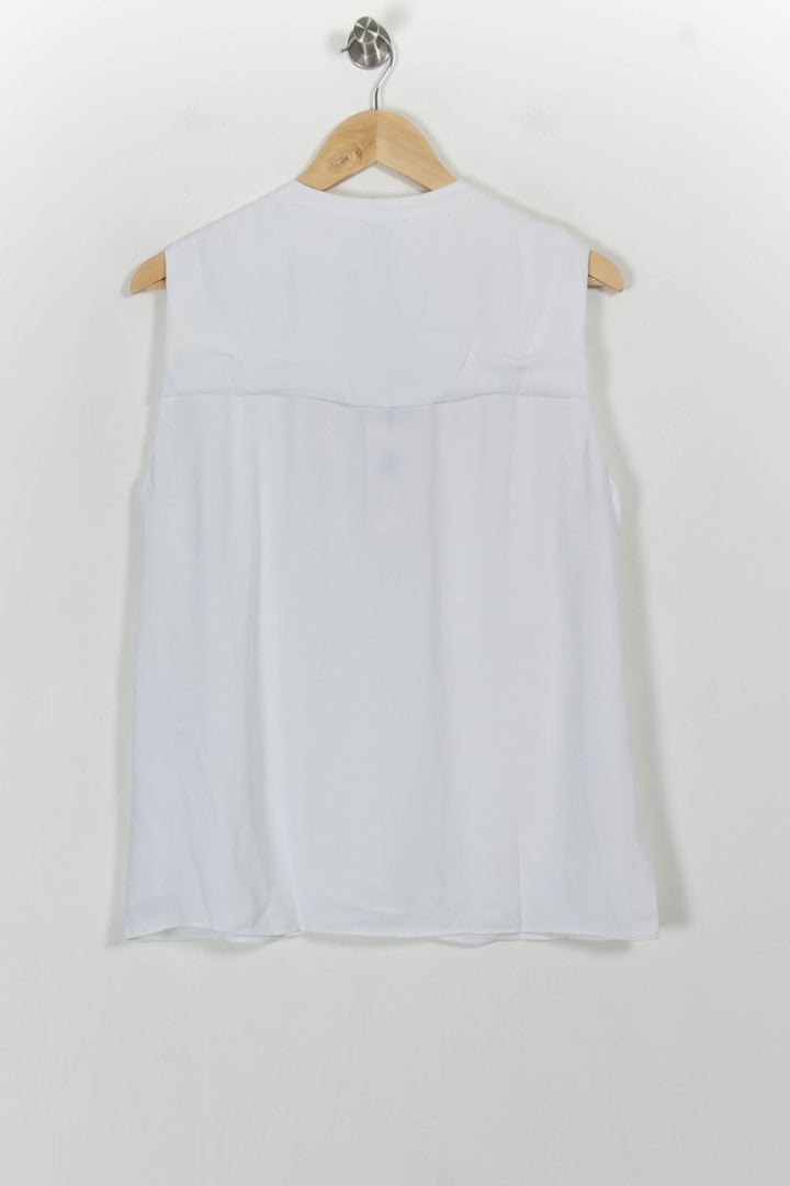 Chemise Sans Manches Blanche - Taille L/40 de la marque Bimba y Lola | PARAD104301 - Vendu par Paradigme - Image 4
