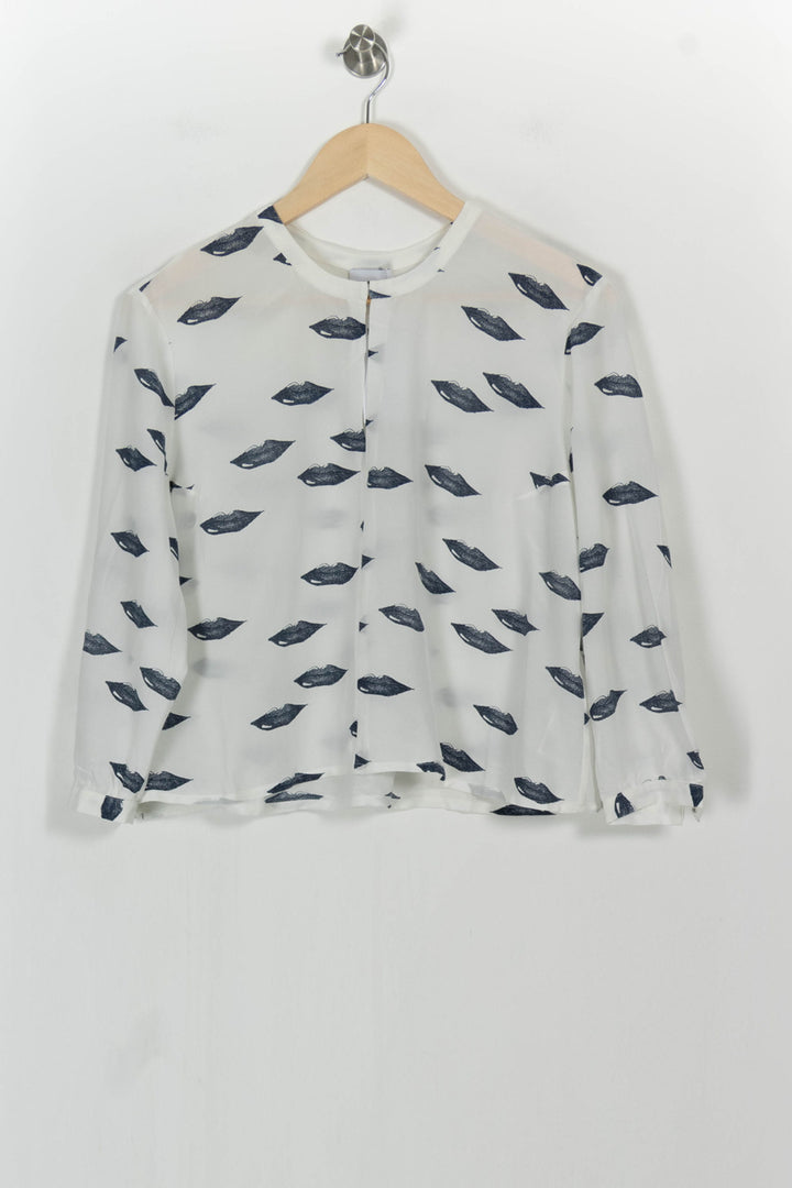 Blouse Blanche et Noire - Taille L/40 de la marque Bimba y Lola | PARAD104302 - Vendu par Paradigme - Image 2