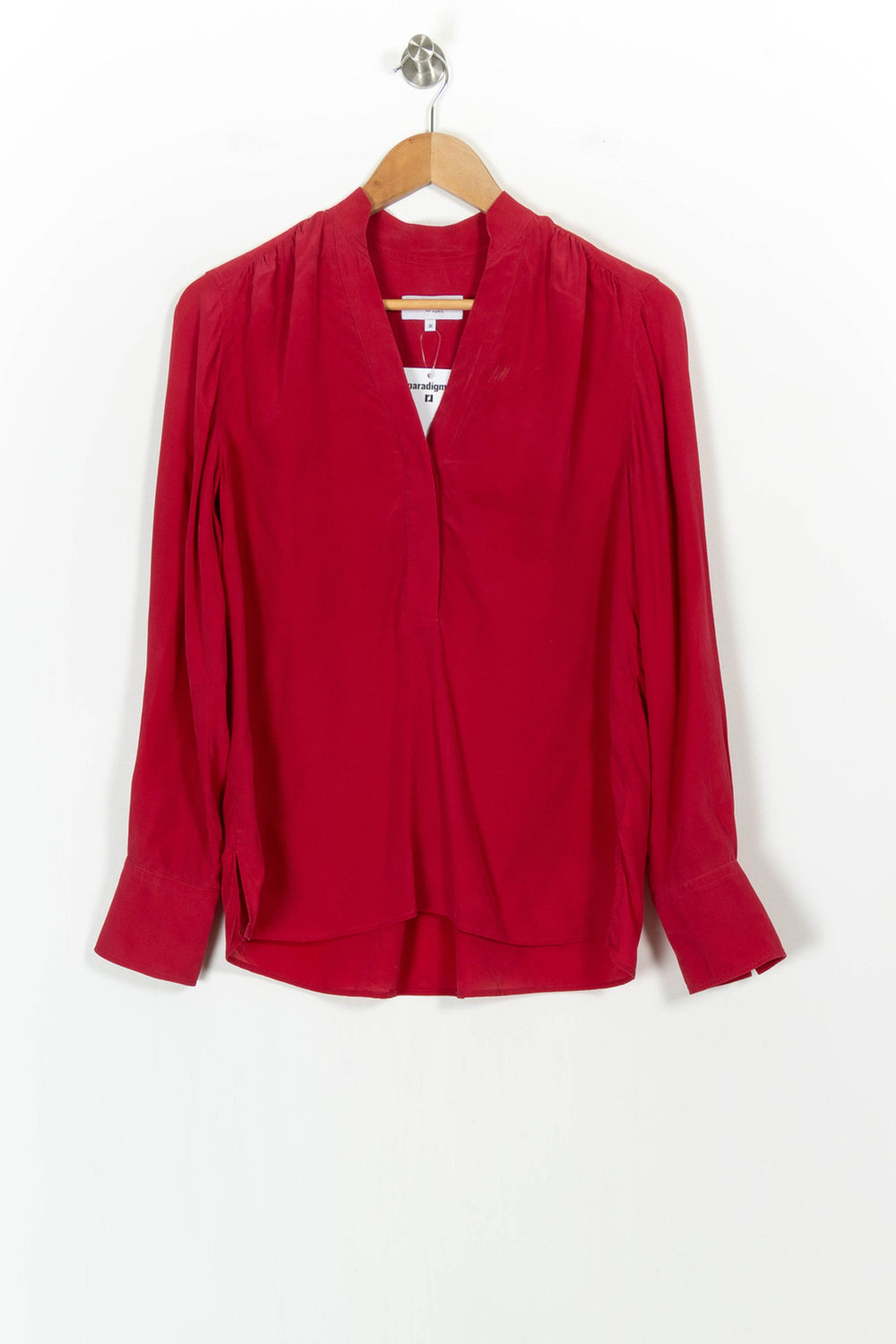 Blouse Rouge - Taille S/36 de la marque Figaret | PARAD104303 - Vendu par Paradigme - Image 2