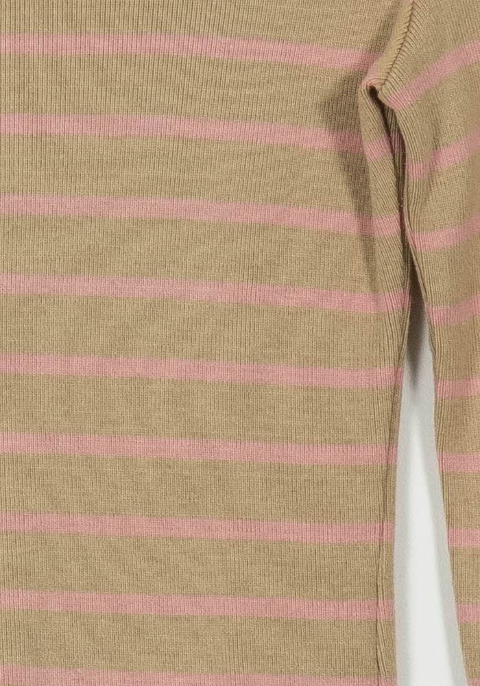 Pull Beige et Rose - Taille S/36 de la marque Kookai | PARAD104307 - Vendu par Paradigme - Image 3