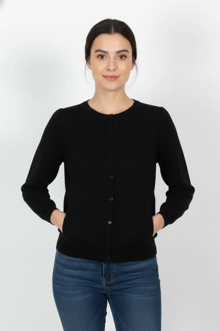 Cardigan Noir - Taille L/40 de la marque One Step | PARAD104308 - Vendu par Paradigme - Image 1