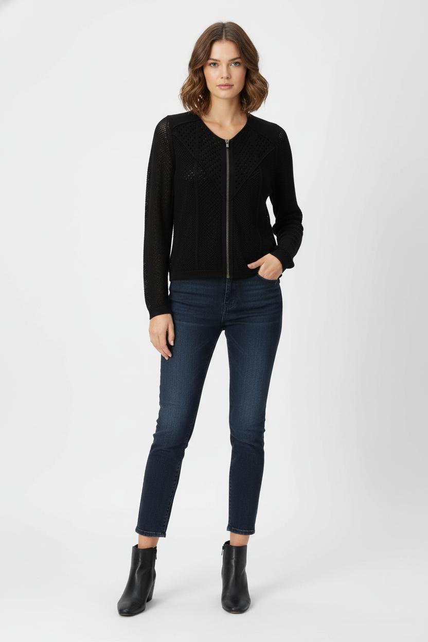 Gilet Noir - Taille L/40 de la marque IKKS | PARAD104309 - Vendu par Paradigme - Image 1