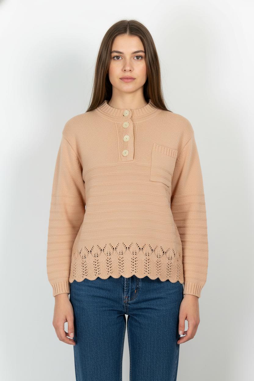 Pull Orange - Taille S/36 de la marque Kookai | PARAD104312 - Vendu par Paradigme - Image 1