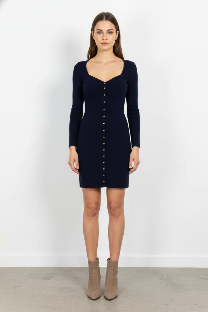 Robe Ajustée Bleue - Taille S/36 de la marque Kookai | PARAD104313 - Vendu par Paradigme - Image 1