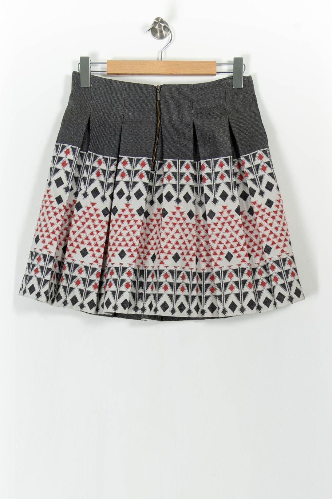 Jupe Plissée Noire et Blanche - Taille M/38 de la marque Kookai | PARAD104315 - Vendu par Paradigme - Image 4