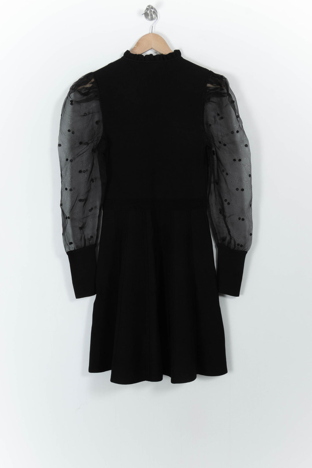 Robe Courte Noire - Taille L/40 de la marque Sandro | PARAD104317 - Vendu par Paradigme - Image 4