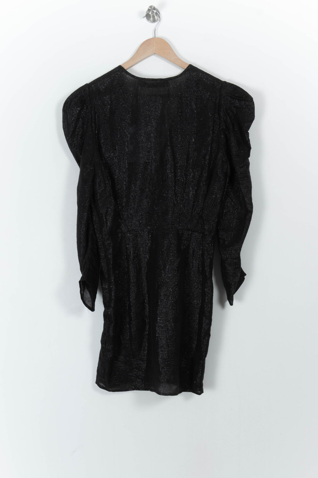 Robe Drapée Noire - Taille L/40 de la marque IRO | PARAD104319 - Vendu par Paradigme - Image 4