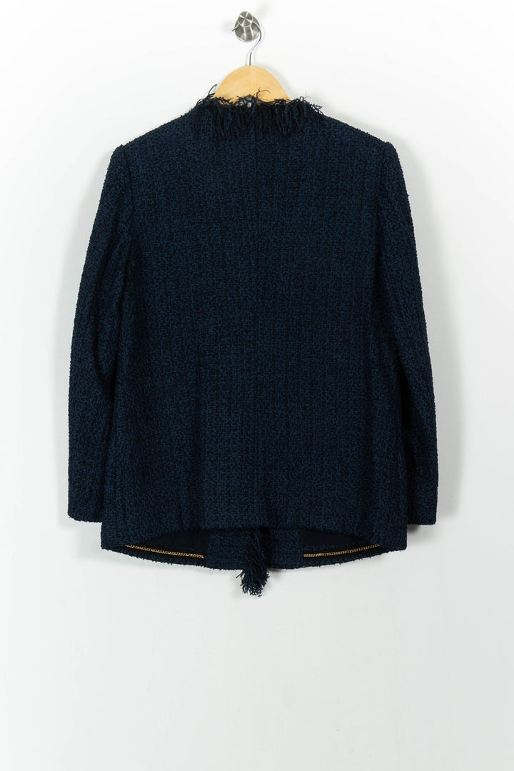 Veste Tweed Bleue - Taille L/40 de la marque Weill | PARAD104321 - Vendu par Paradigme - Image 4