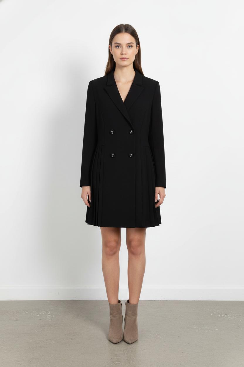 Robe Blazer Noire - Taille M/38 de la marque The Kooples | PARAD104322 - Vendu par Paradigme - Image 1