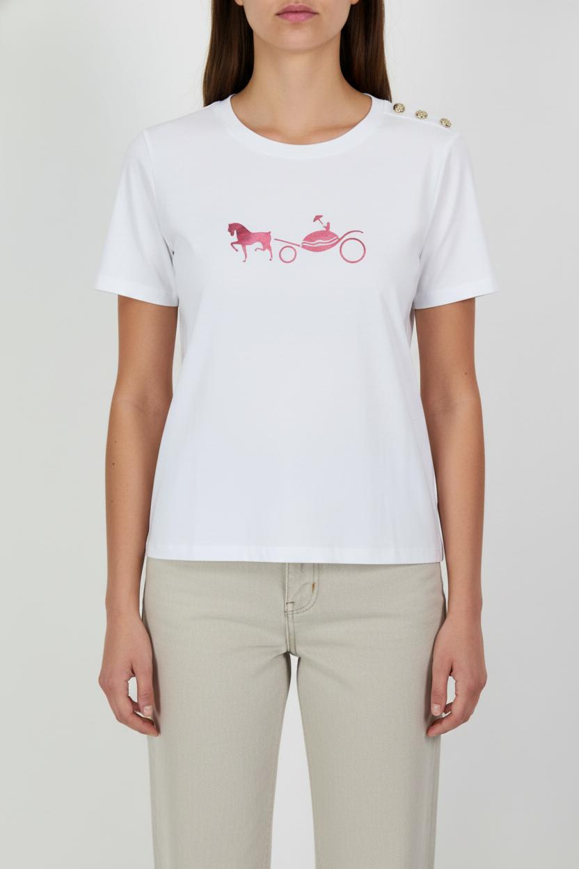T-shirt Blanc - Taille M/38 de la marque Weill | PARAD104323 - Vendu par Paradigme - Image 1