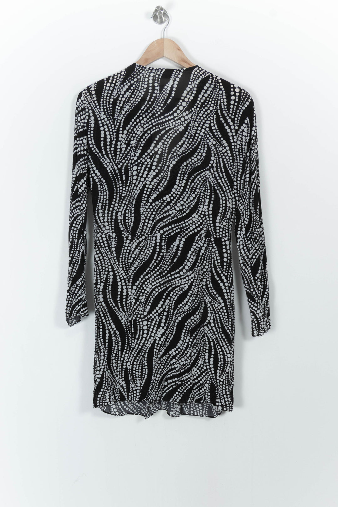Robe Courte Noire et Blanche - Taille L/40 de la marque The Kooples | PARAD104324 - Vendu par Paradigme - Image 4