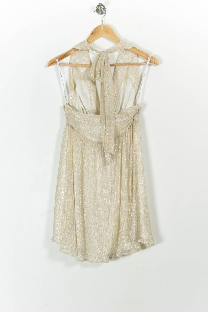 Robe Dos Nu Or - Taille L/40 de la marque Kookai | PARAD104326 - Vendu par Paradigme - Image 4
