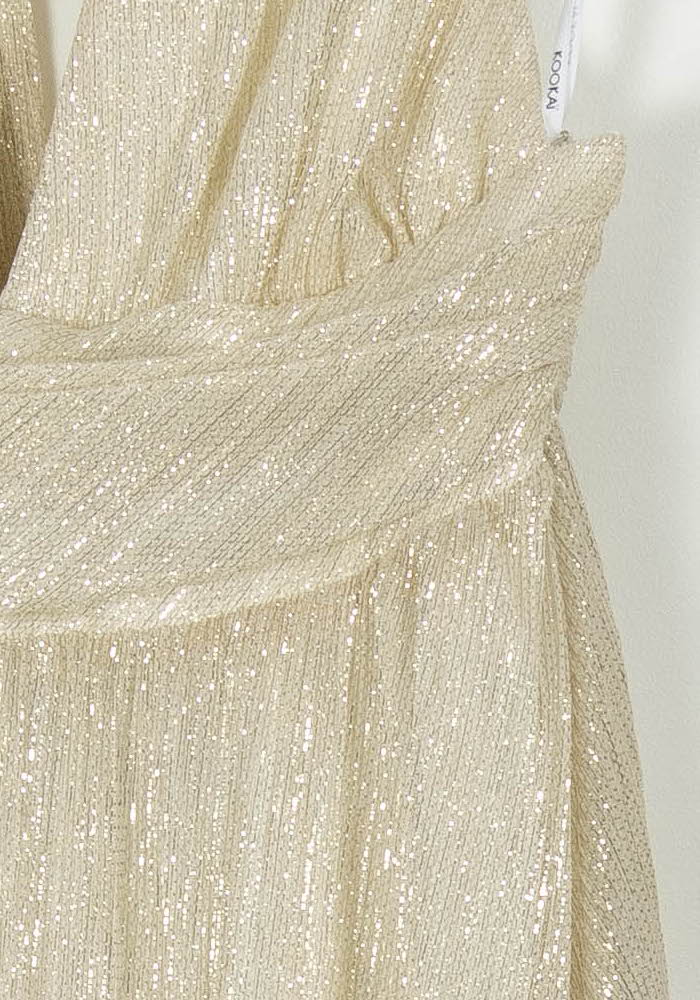 Robe Dos Nu Or - Taille L/40 de la marque Kookai | PARAD104326 - Vendu par Paradigme - Image 3