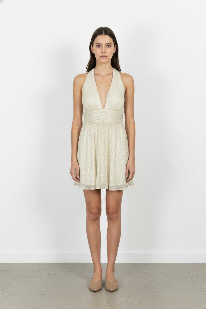 Robe Dos Nu Or - Taille L/40 de la marque Kookai | PARAD104326 - Vendu par Paradigme - Image 1